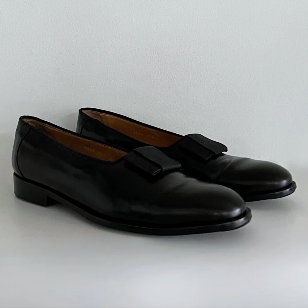 GIORGIO ARMANI Black DRESS SHOES size 45.5 US 11.5